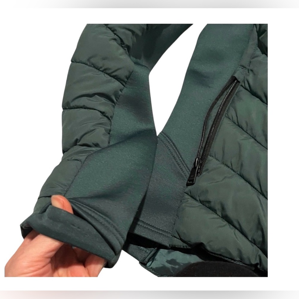 Bernardo Emerald Stretch Puffer Jacket Hooded Quilted Winter Coat Waterproof, S - Picture 8 of 11